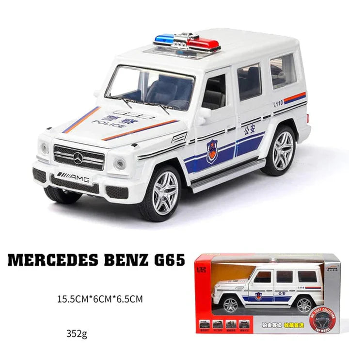 Mercedes Amg G65 Police - Diecast Metal Car - Scale 1:32