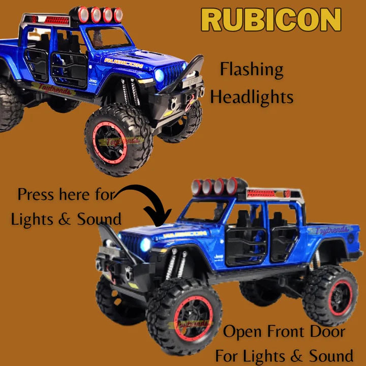 Jeep Car Ru Bcon - Diecast Metal Car - Scale 1:32