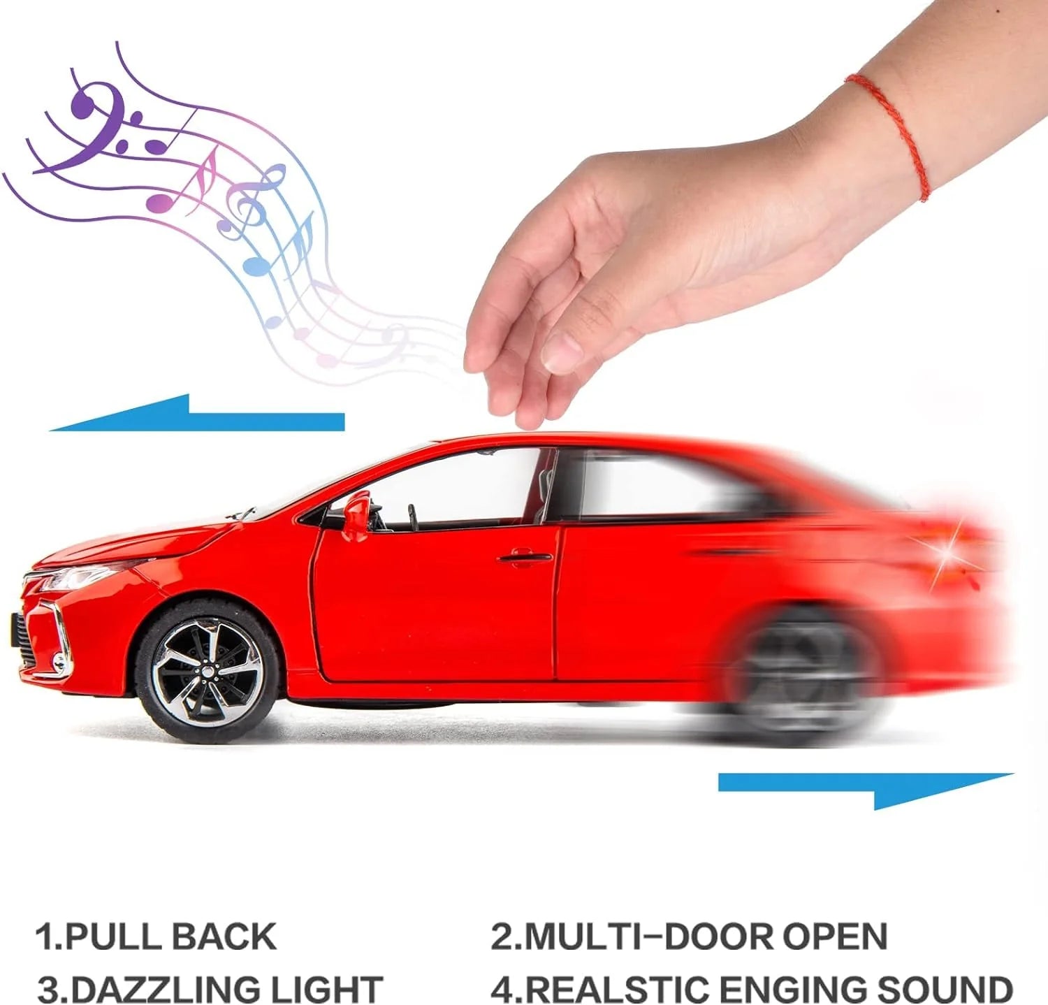 Toyota Corolla - Diecast Metal Car - Scale 1:32