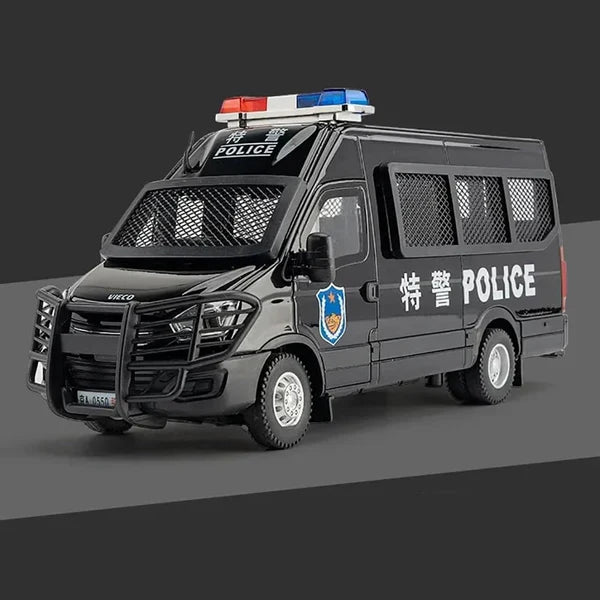 Police Van - Diecast Metal Car - Scale 1:24