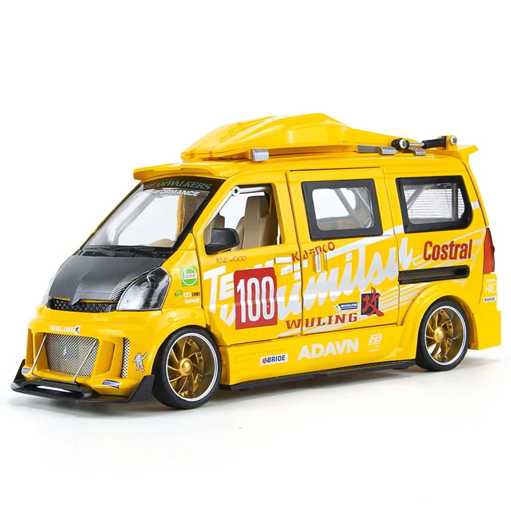 Wuling Track Sports Van - Diecast Metal Car - Scale 1:24