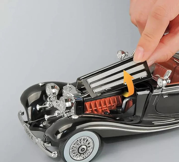 1936 Mercedes-Benz 500K - Diecast Metal Car - Scale 1:24
