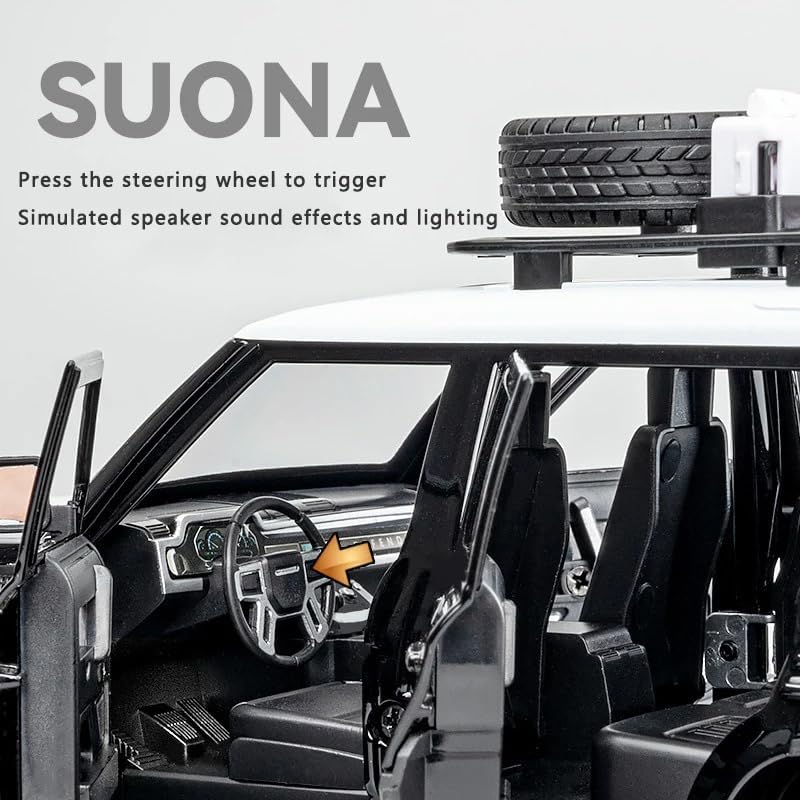 Land Rover Defender Outdoor Edition - Diecast Metal Car - Scale 1:32