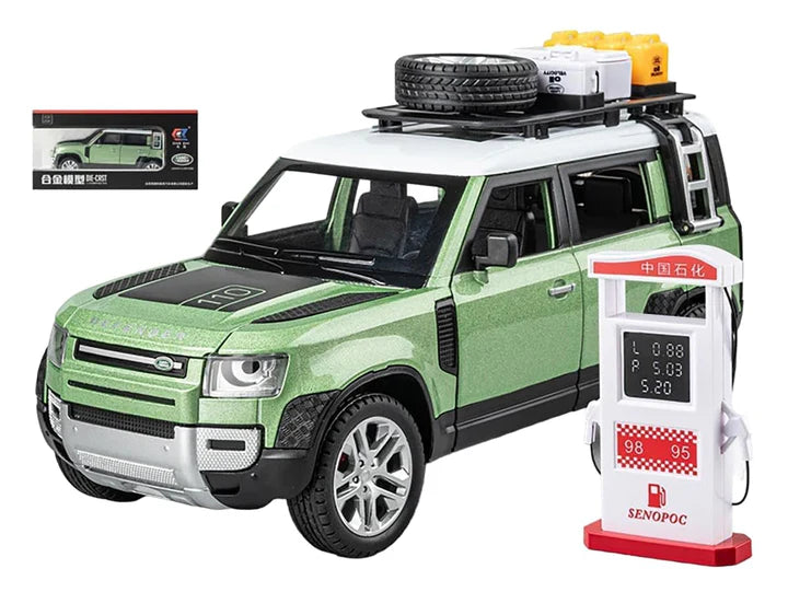 Land Rover Defender Vehicle - Diecast Metal Car - Scale 1:24