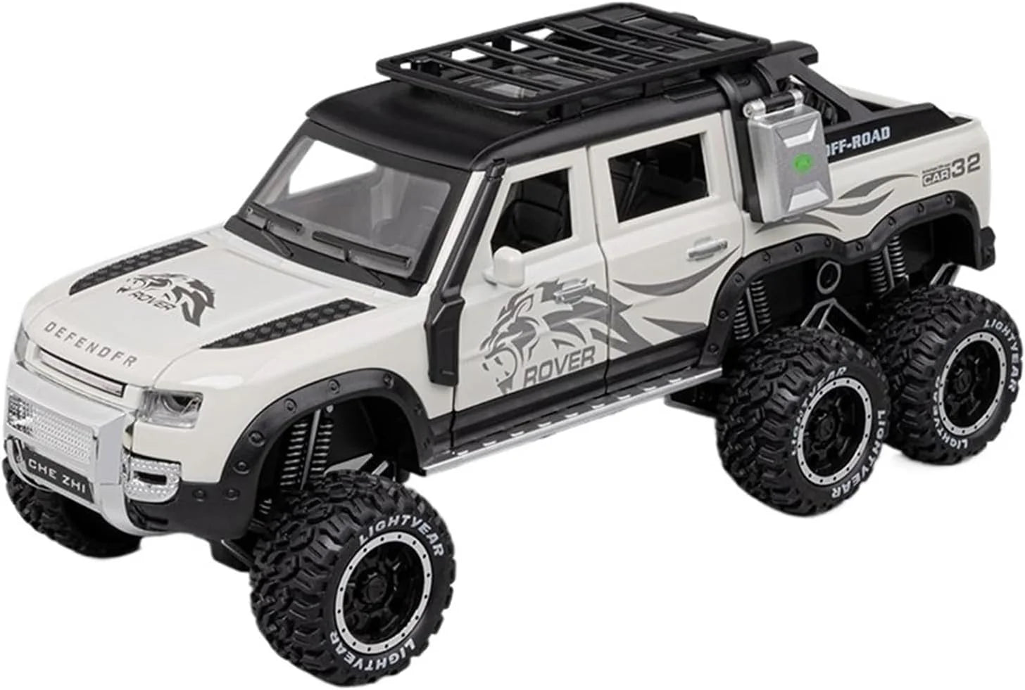 Land Rover Defender 6X6 - Diecast Metal Car - Scale 1:24