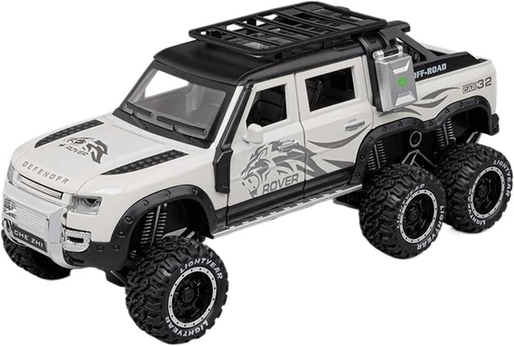 Land Rover Defender Guard 6x6  - Diecast Metal Car - Scale 1:24