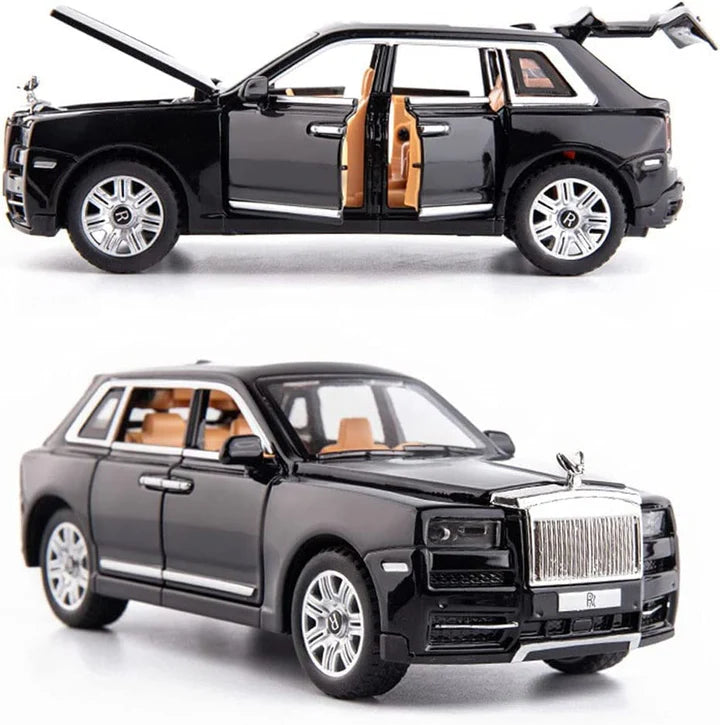 Rolls Royce Cullinan Black - Diecast Metal Car - Scale 1:24 / 1:32