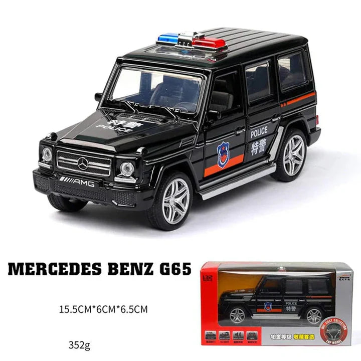 Mercedes Amg G65 Police - Diecast Metal Car - Scale 1:32