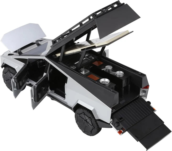 Tesla Cybertruck Pickup Camping RV - Diecast Metal Car - Scale 1:24