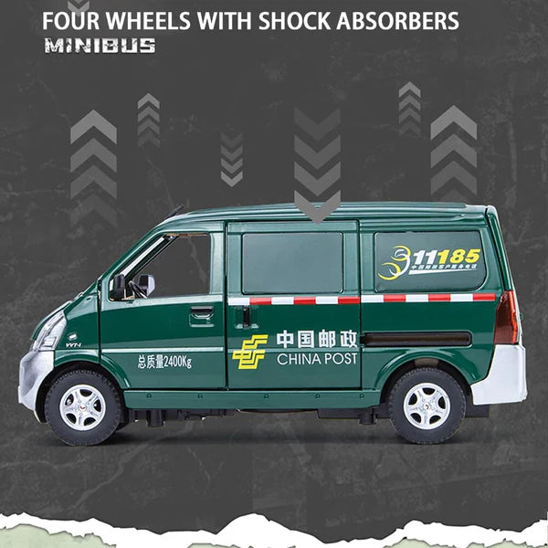 Wuling Postal Van - Diecast Metal Car - Scale 1:24