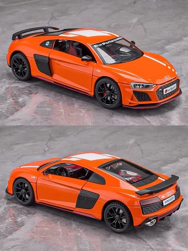 Audi R8 V10 - Diecast Metal Car - Scale 1:24/1:32