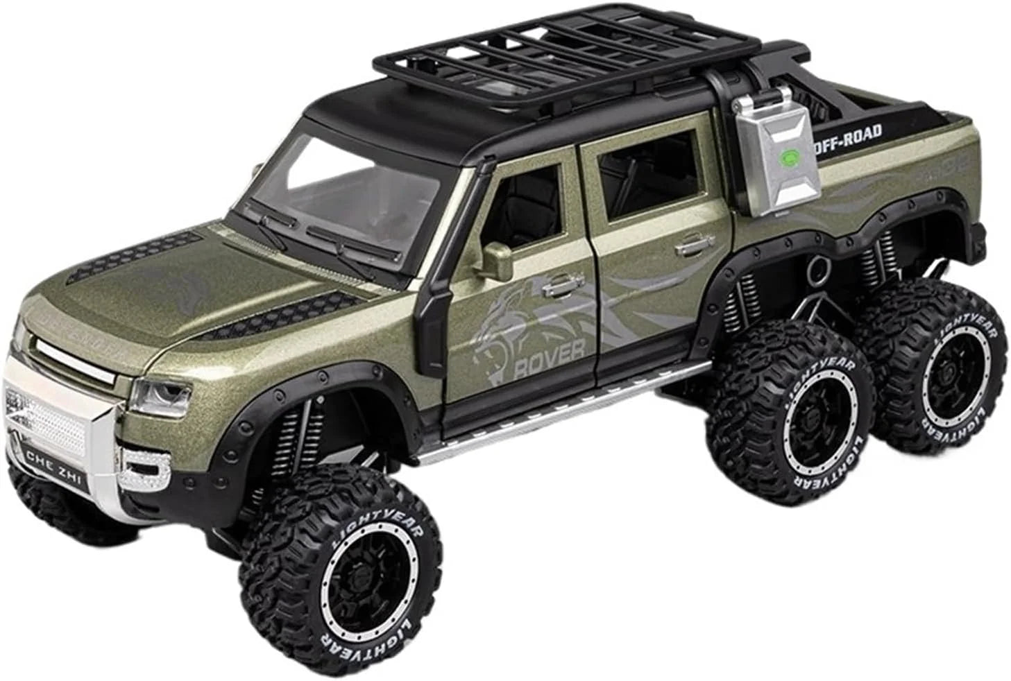 Land Rover Defender 6X6 - Diecast Metal Car - Scale 1:24