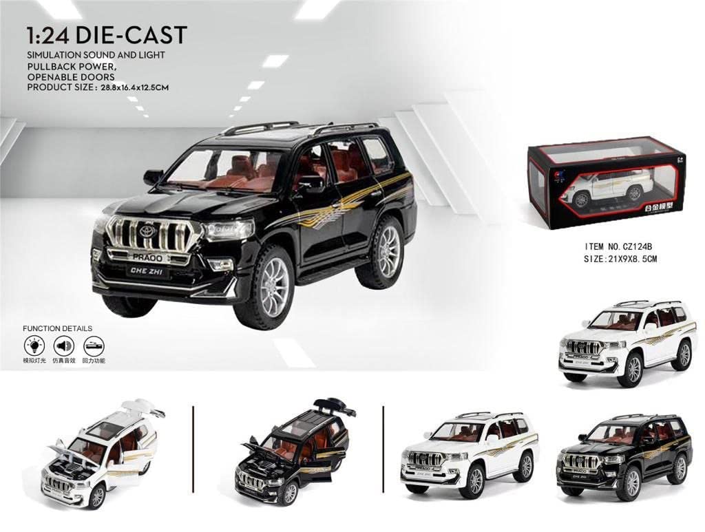 Toyota  Land Cruiser Prado - Diecast Metal Car - Scale 1:32 / 1:24