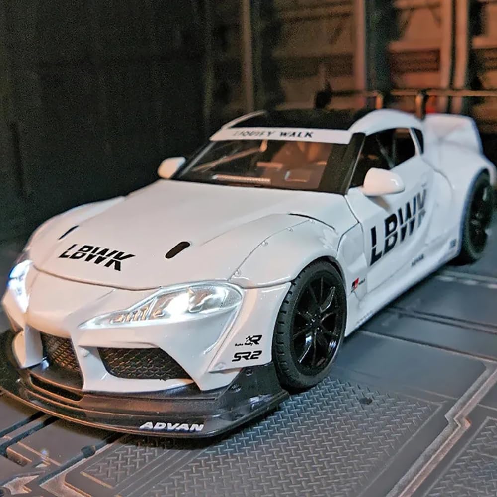 LBWK Toyota Supra GR - Diecast Metal Car - Scale 1:24