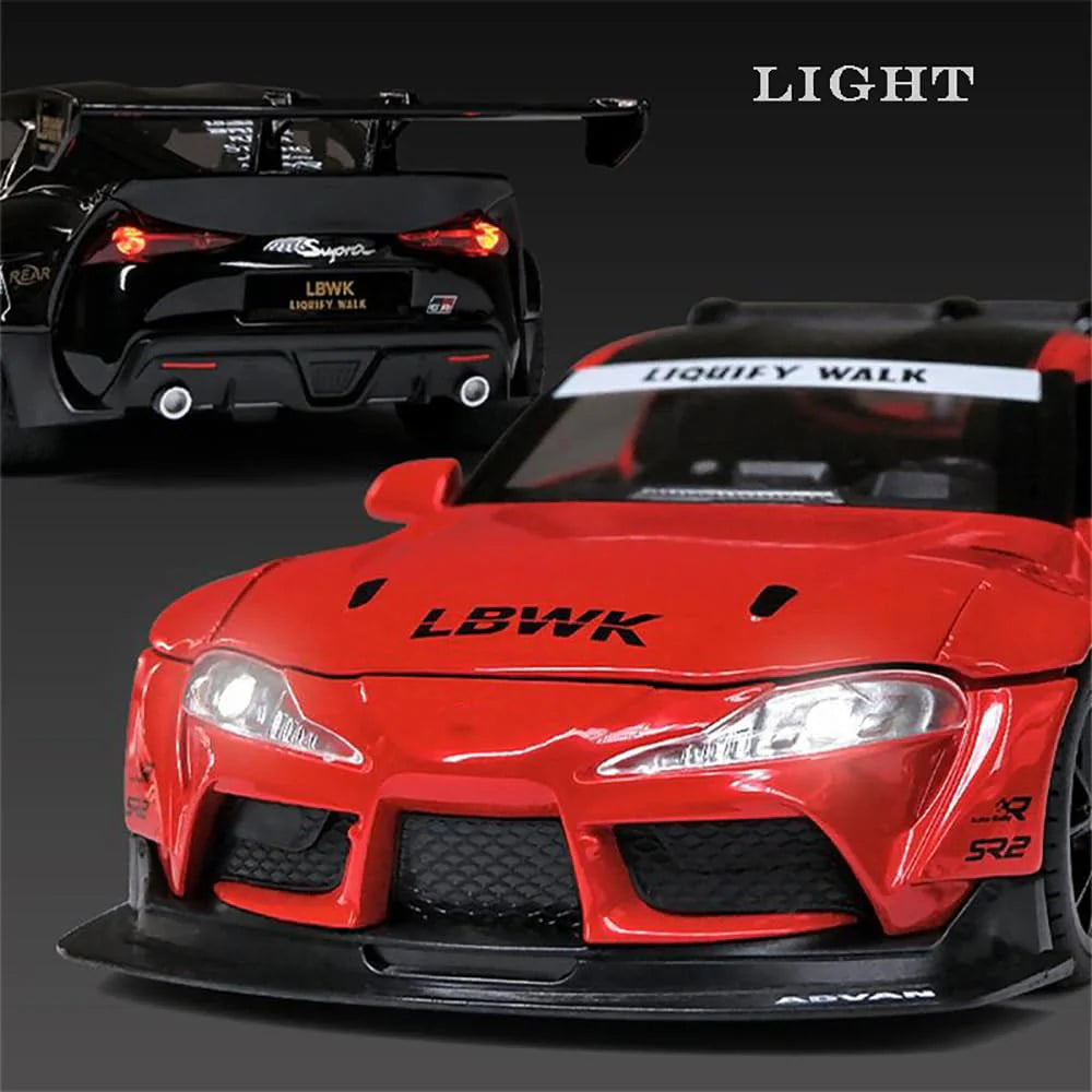 LBWK Toyota Supra GR - Diecast Metal Car - Scale 1:24