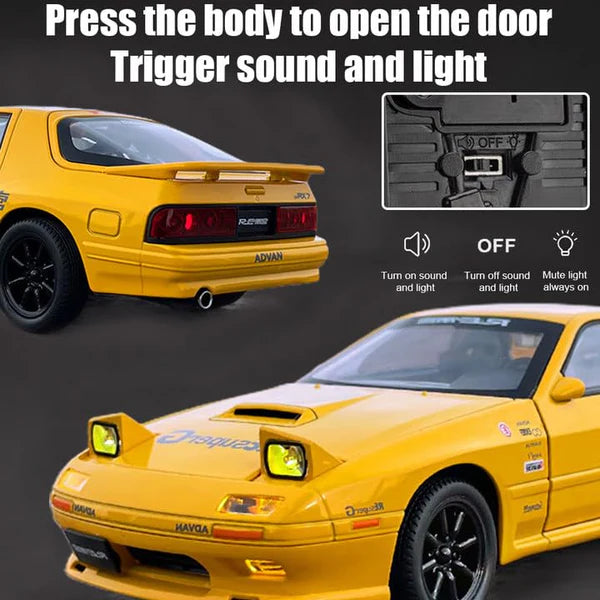 Mazda Savanna RX-7 - Diecast Metal Car - Scale 1:24