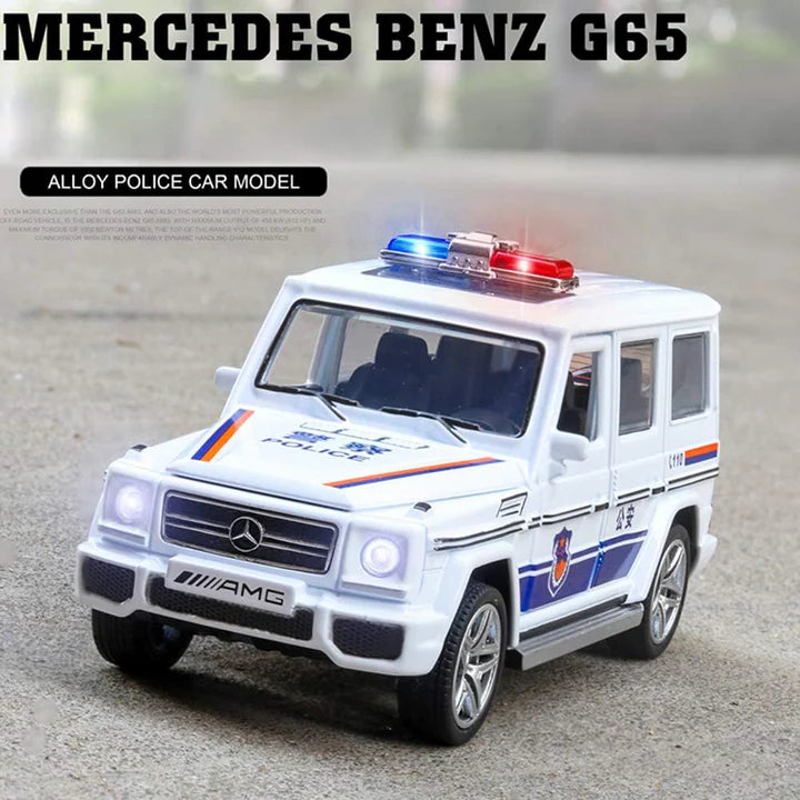 Mercedes Amg G65 Police - Diecast Metal Car - Scale 1:32