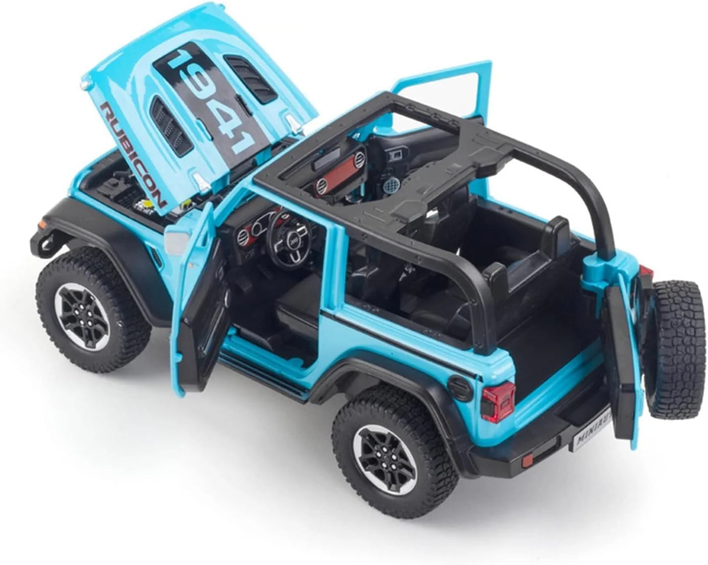 Jeep Rubicon - Diecast Metal Car - Scale 1:32 / 1:24