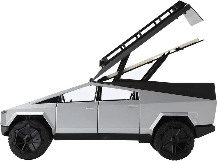 Tesla Cybertruck Pickup Camping RV - Diecast Metal Car - Scale 1:24