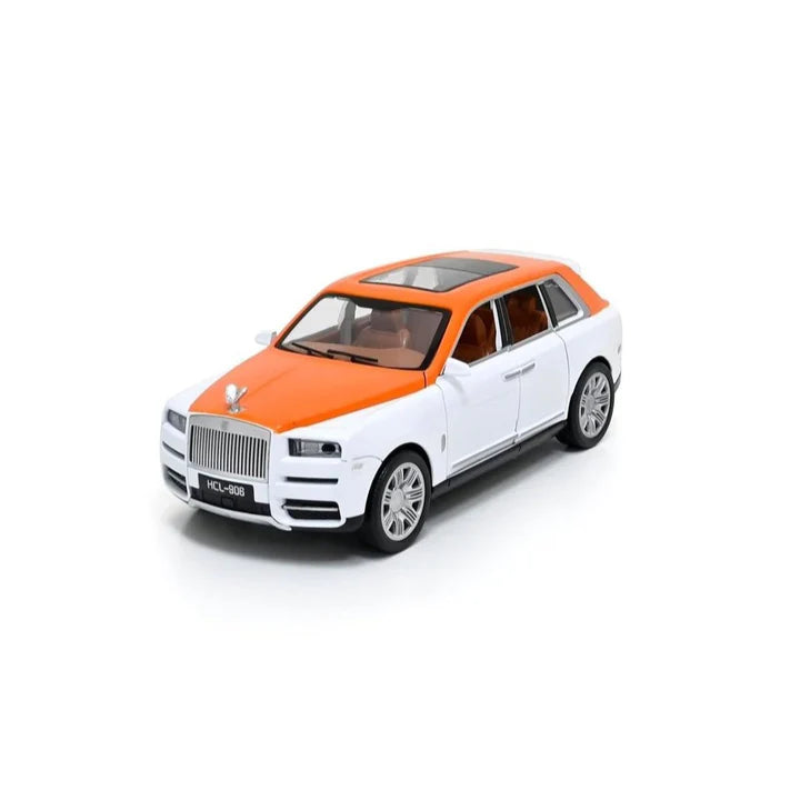 Rolls Royce Cullinan Orange - Diecast Metal Car - Scale 1:24