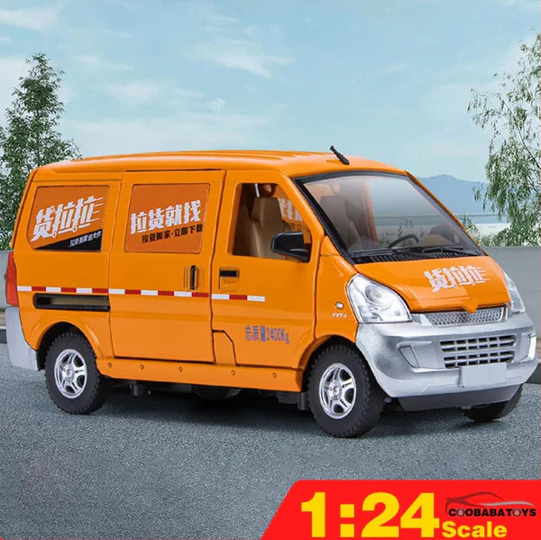 Wuling Postal Van - Diecast Metal Car - Scale 1:24