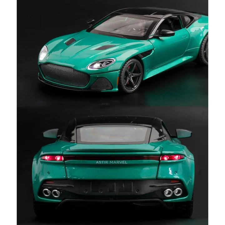 Aston Martin Gt  - Diecast Metal Car - Scale 1:24