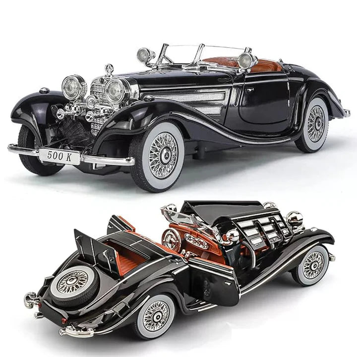 1936 Mercedes-Benz 500K - Diecast Metal Car - Scale 1:24