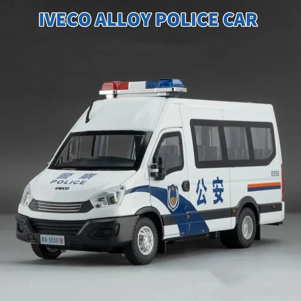 Police Van - Diecast Metal Car - Scale 1:24