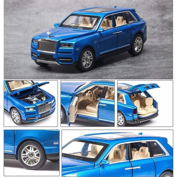 Rolls Royce Cullinan Black - Diecast Metal Car - Scale 1:24 / 1:32
