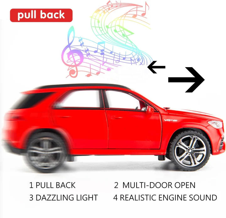 Mercedes Benz Gtr Gle 63s- Diecast Metal Car - Scale 1:32