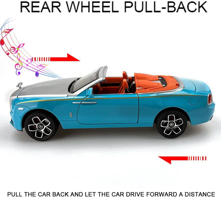 Rolls-Royce Convertible Super Sports - Diecast Metal Car - Scale 1:24