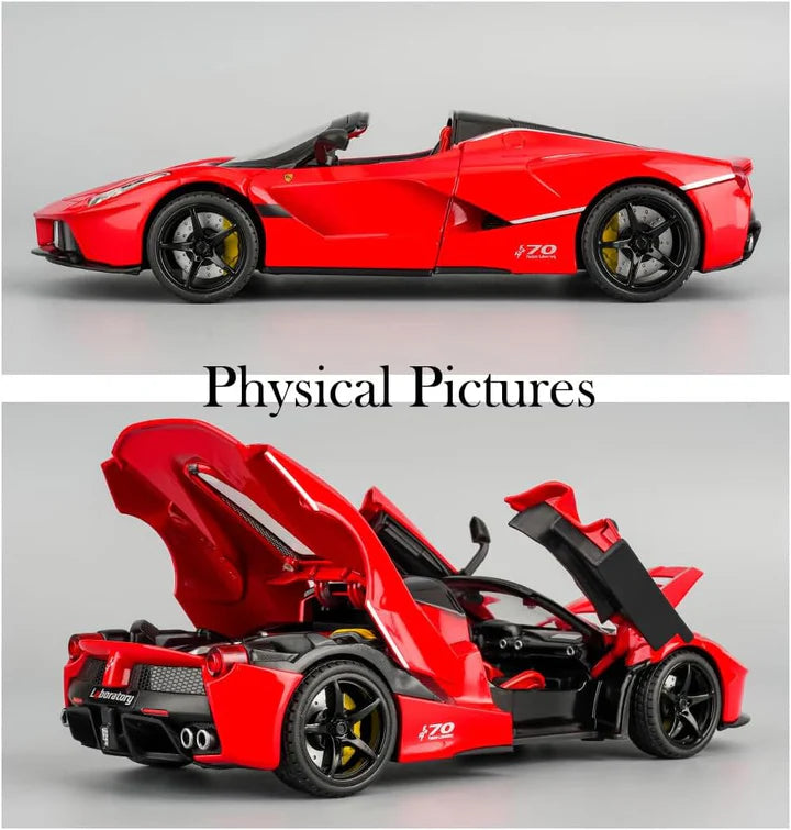 BIG SIZE Ferrari Rafa Roadster SPORT- Diecast Metal Car - Scale 1:24