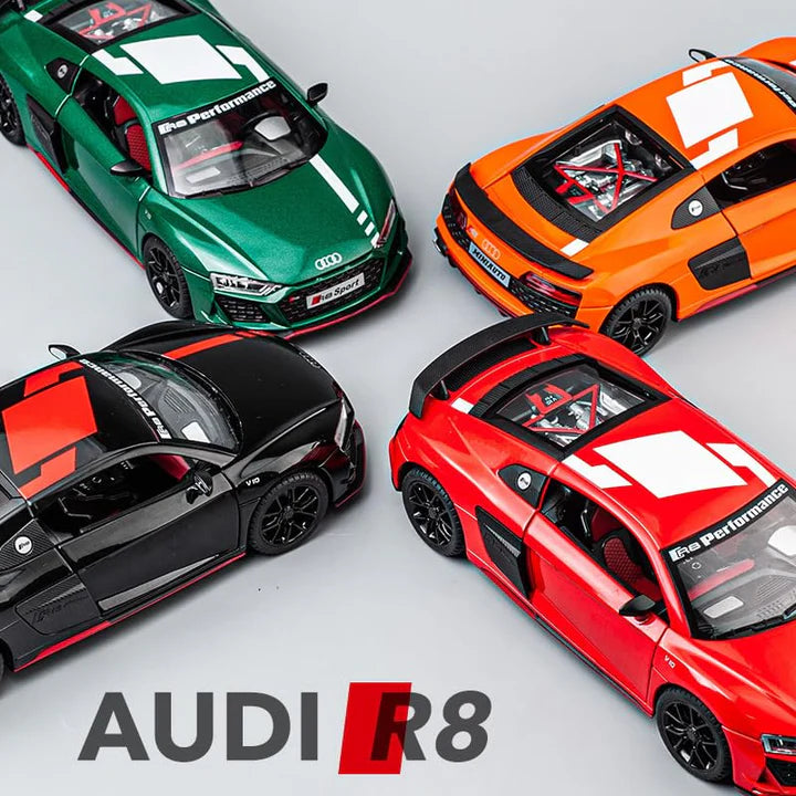 Audi R8 V10 - Diecast Metal Car - Scale 1:24/1:32