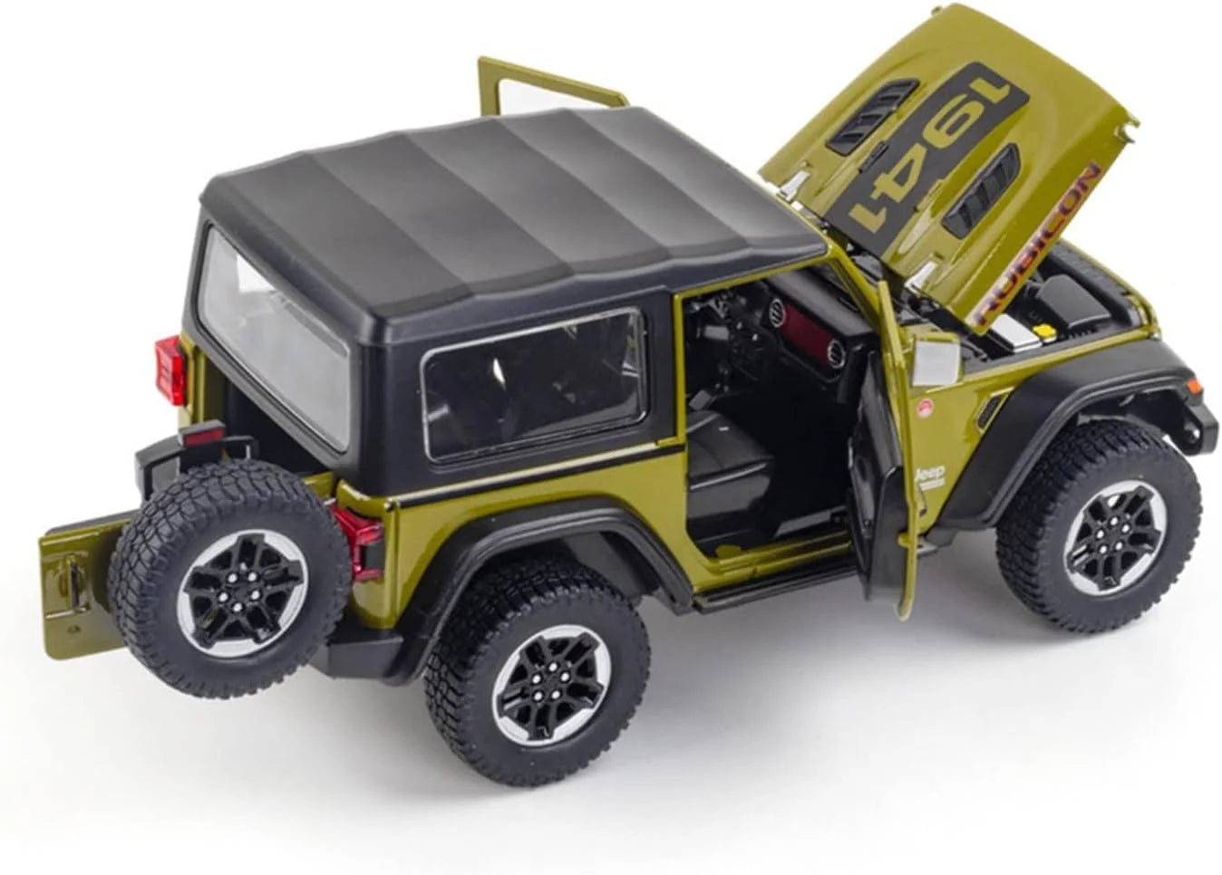 Jeep Rubicon - Diecast Metal Car - Scale 1:32 / 1:24