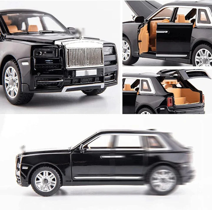 Rolls Royce Cullinan Black - Diecast Metal Car - Scale 1:24 / 1:32