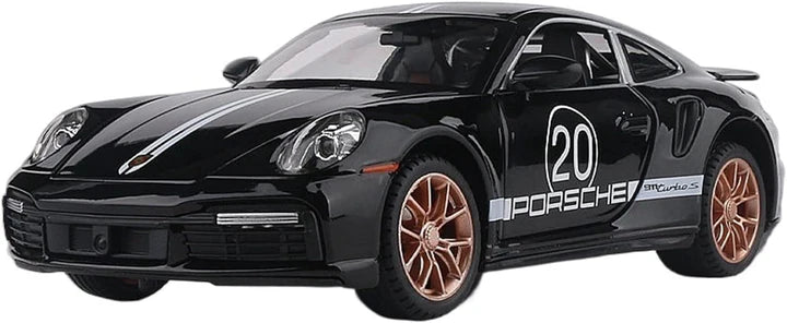 Porsche Turbo 911 - Diecast Metal Car - Scale 1:32 / 1:24
