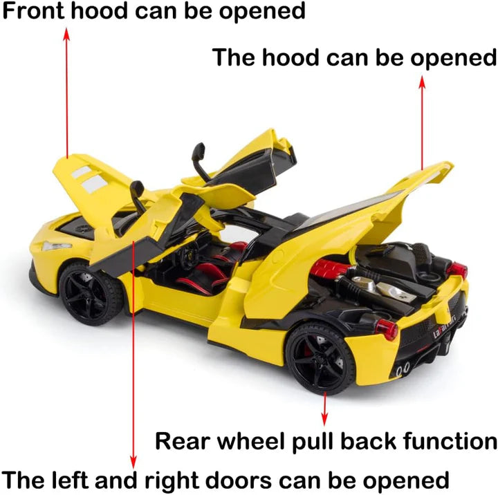 BIG SIZE LAFERRARI SPORT- Diecast Metal Car - Scale 1:24