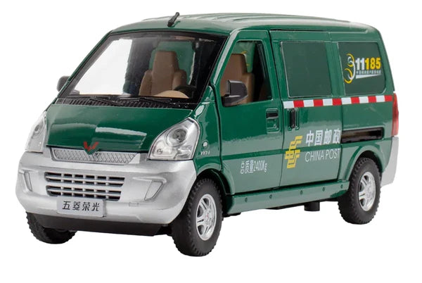 Wuling Postal Van - Diecast Metal Car - Scale 1:24