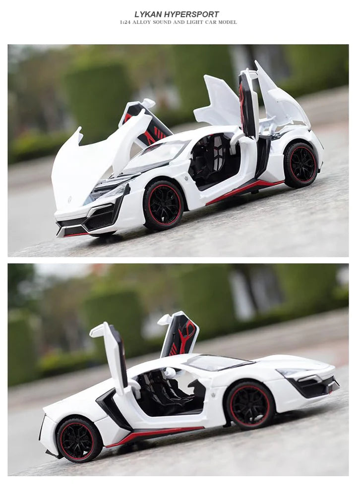 BIG SIZE HYPER SPORT- Diecast Metal Car - Scale 1:24