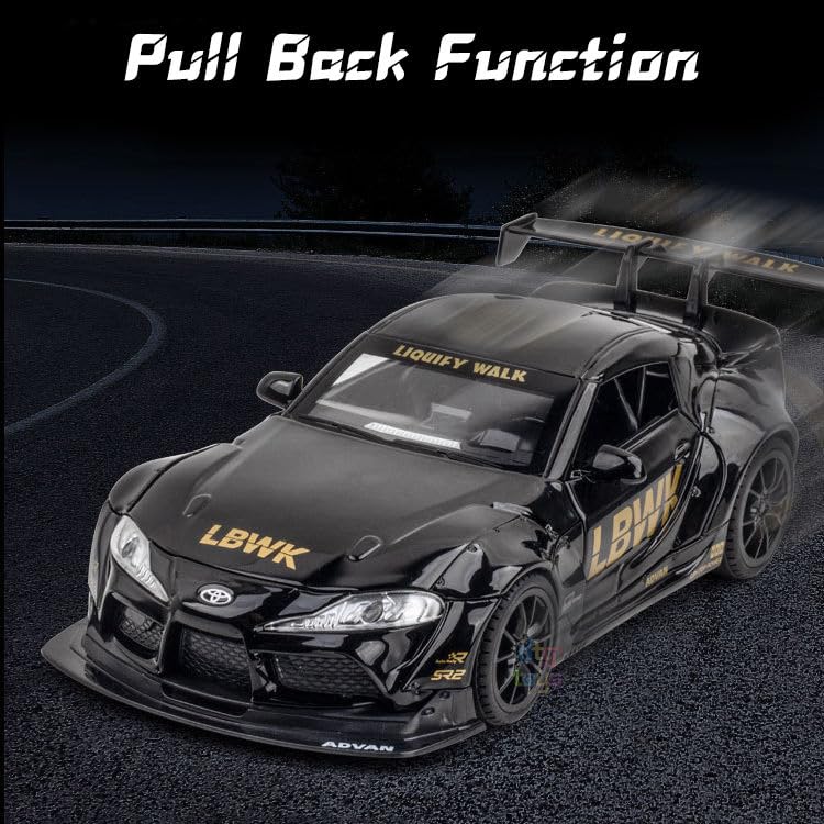 LBWK Toyota Supra GR - Diecast Metal Car - Scale 1:24