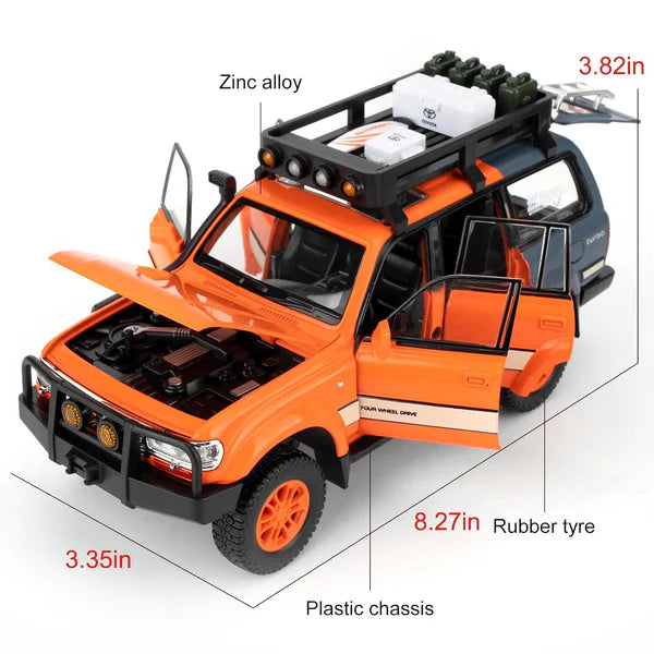 Toyota Land Cruiser LC80 - Diecast Metal Car - Scale 1:24
