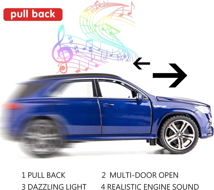 Mercedes Benz Gtr Gle 63s- Diecast Metal Car - Scale 1:32