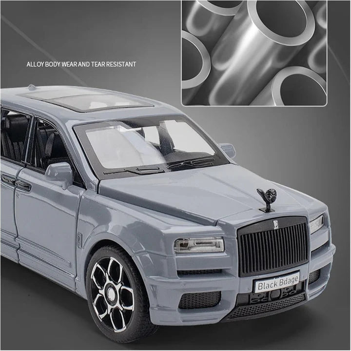 Rolls Royce Cullinan Trailer - Diecast Metal Car - Scale 1:24