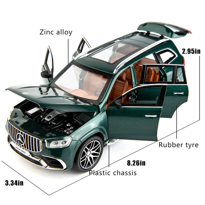 Mercedes Amg Gls63 - Diecast Metal Car - Scale 1:24/1:32