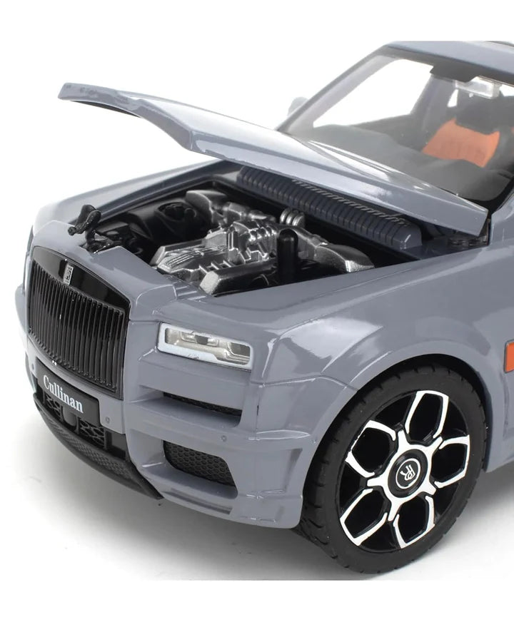 Rolls Royce Cullinan Gray- Diecast Metal Car - Scale 1:24