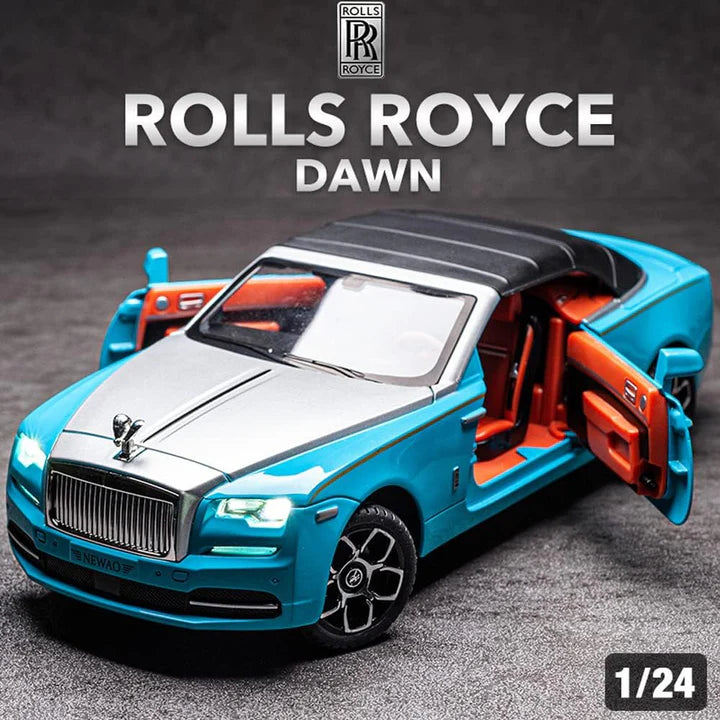 Rolls-Royce Convertible Super Sports - Diecast Metal Car - Scale 1:24