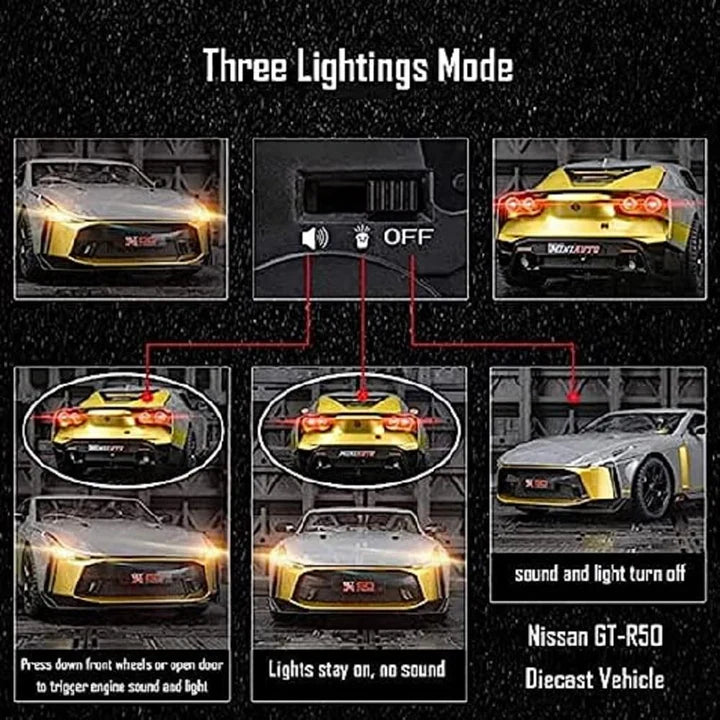 Nissan Gtr-50 Sport - Diecast Metal Car - Scale 1:24