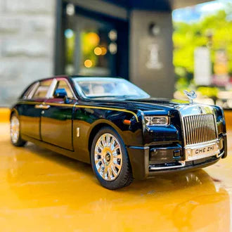 Rolls-Royce Phantom Black - Diecast Metal Car - Scale 1:32 / 1:24