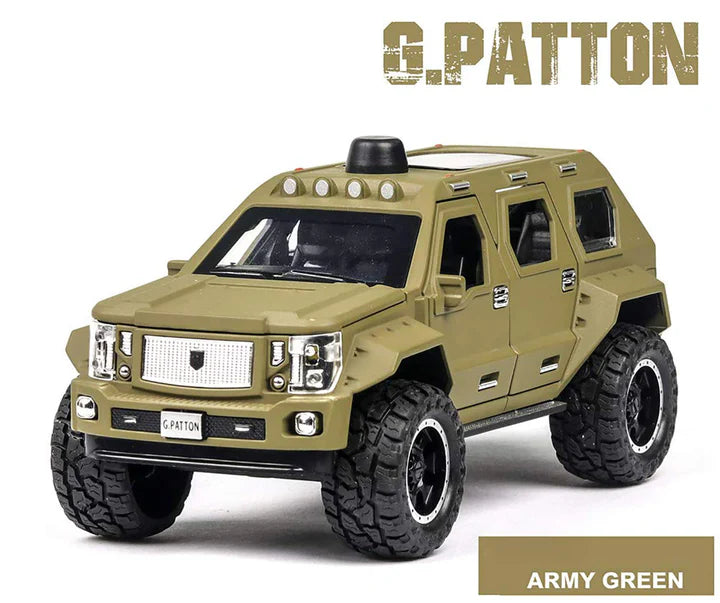 BIG SIZE G-PATTON - Diecast Metal Car - Scale 1:24
