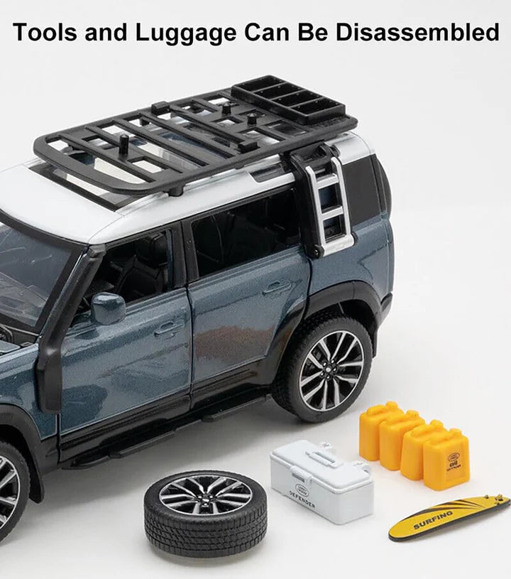 Land Rover Defender Vehicle - Diecast Metal Car - Scale 1:24